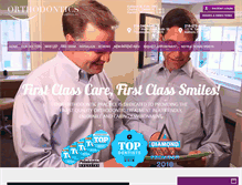 Tablet Screenshot of orthodonticslimited.com